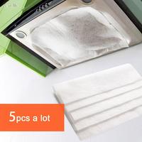 5 шт/vanzlife может быть вырезана посуда бумага поглощающая бумага анти-масляные пары наклейки для кухни фильтровальная бумага поглощающая бумажные вытяжки 32373695059