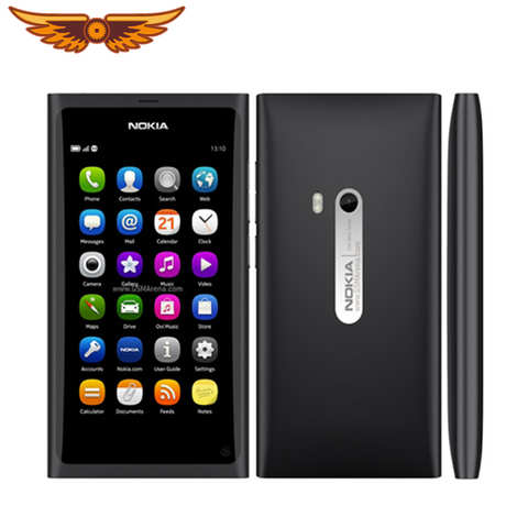 Оригинальный разблокированный телефон Nokia N9, камера 8 МП, 16 Гб ПЗУ, 1 ГБ ОЗУ, GPS, 3G, телефон с Bluetooth, Wi-Fi 32373948824