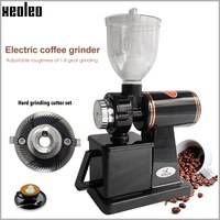 Электрическая кофемолка Xeoleo 600N, кофемолка для зерен, плоская кофемолка 100 Вт, красная/черная 32457565466