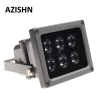 Светодиодная ИК-лампа AZISHN для видеонаблюдения, уличный водонепроницаемый светильник ночного видения, 6 светодиодов 32570855226