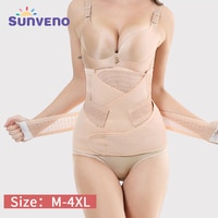 Sunveno 3 в 1 пояс для живота/таза послеродовой пояс для восстановления тела Корректирующее белье для талии пояс для живота одежда для беременных 32599923527