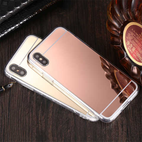 Модный мягкий чехол-накладка для iPhone 12 13 Mini 11 Pro Xs Max 8 Plus Xr X SE 6 7 6S Plus, зеркальные блестящие Чехлы, защита для телефона 32662327928