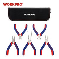 Workpro 5 шт. мини Щипцы для наращивания волос Jewellery Щипцы для наращивания волос diagnoal Щипцы для наращивания волос Cutter DIY инструмента 32691020680