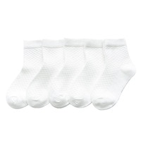 5 пар/лот детские хлопковые носки милые ультратонкие повседневные сетчатые мягкие носки для маленьких мальчиков и девочек-подростков весенне-летние детские носки от 1 до 10 лет 32702603082