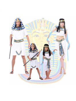 Костюм фараона Клеопатры из египетского корабля, костюмы для косплевечерние, семейный костюм принцессы принца из Египта, новогодний карнавальный праздничный наряд, 24 часа 32732157402