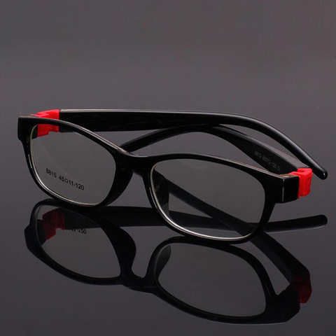 Детские оптические очки, размер 45 мм, без винтов, гибкие, оправа для детских очков, очки для подростков, TR90 и силиконовая безопасная Гибкая оправа 32772312849