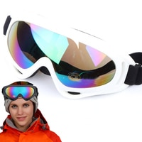 Противотуманные лыжные очки ярких цветов, профессиональные ветрозащитные очки X400 с УФ-защитой для катания на лыжах 32784049543