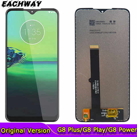 ЖК-дисплей G8 для Motorola Moto G8 Play XT2015, дисплей с сенсорным экраном, дигитайзер в сборе G8 Power Lite LCD для Moto G8 Power LCD 32784833622