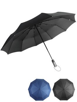 Складной зонт-автомат для женщин и мужчин, большие ветронепроницаемые автоматические зонты от дождя с покрытием черного цвета 10К 32791312962