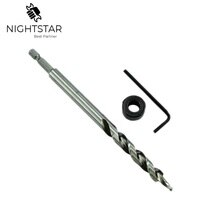 Krachtige 9 мм 9.5мм 1/4 "Шестигранная круглая ступенчатая сверла 3/8" для Kreg джиг ручное карманное пилотное отверстие 32797729097