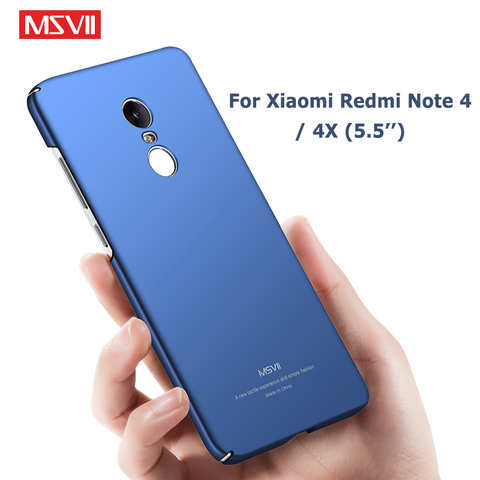 Чехол для Redmi Note 4x, Ультратонкий Жесткий матовый чехол Msvii из поликарбоната для Xiaomi Redmi Note 4 глобальная версия Xaomi Note4x Note4 Pro, чехлы 32798016017