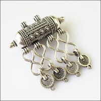2 шт., подвески серебряного цвета с кисточками 32801581028