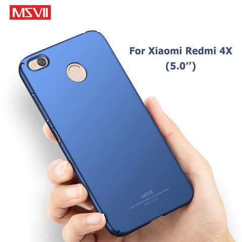 Чехол для Redmi 4X, тонкий матовый чехол Msvii для Xiaomi Redmi 4X Pro, чехол для Xiomi, Жесткий Чехол из поликарбоната для Xiaomi 4X, противоударные чехлы для телефонов 5,0 32804028721