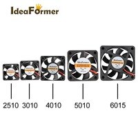Вентилятор охлаждения для 3D принтера 2510 3010 4010 5010 6015 мм с 2-контактным кулером Dupont Wire 30 см DC 5 в 12 В 24 В, несколько вариантов. 32806772951