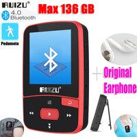 RUIZU X50 X52 X68 Спортивный Bluetooth MP3-плеер 8 ГБ мини-клипса с экраном Поддержка FM, запись, электронная книга, часы, шагомер 32810377993