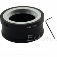 Винтовой переходник для объектива камеры M42 для крепления SONY NEX E NEX-5 NEX-3 NEX-VG10 - L060 32813570299