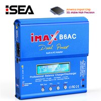 Балансирующее зарядное устройство HTRC iMAX B6 ACRC 80 Вт, с функцией заряда/разряда, с ЖК-дисплеем, 6 А, для батарей LiFe, NiMh, NiCd, Pb, LiPo 32814417835