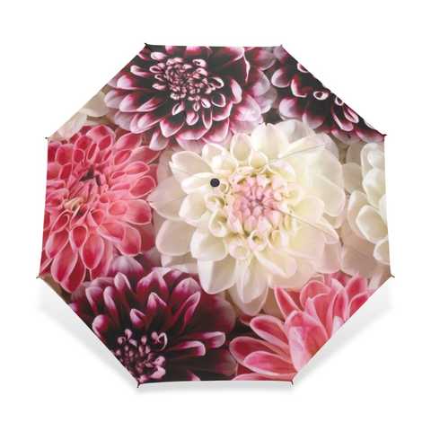 Зонт от дождя Женский, красивые с цветочным принтом, автоматический, складной, защита от солнца 32815569897
