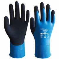 Перчатки Wonder Grip, латексные, водонепроницаемые, из полностью покрытые перчатки нейлона, синие, рабочие перчатки, защита от морозов, садовые перчатки 32818180512