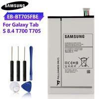 Аккумулятор для планшета Samsung GALAXY Tab S 100%, EB-BT705FBC, EB-BT705FBE, 8,4, T705, SM-T700 мА · ч 32822032111