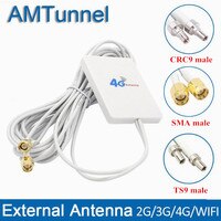 Панельная антенна 3g 4G LTE с разъемом SMA TS9 CRC9, кабель 2 м для Huawei, Huawei E8372, E3372, B315, маршрутизатор, USB-модем 32825745078