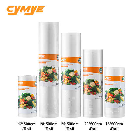 Cymye еда держатель для хранения сумки VB01 вакуумные пластиковый ролик изготовление размеров под заказ сумки для винные пробки к для сохранения свежести продуктов 32826322575