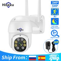 Hiseeu 8MP 4K PTZ IP камера WiFi наружная двухсторонняя аудио CCTV безопасность 1080P 3MP 5MP умная камера видеонаблюдения s iCsee P2P 32828826170