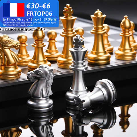 Средневековый Шахматный набор с высококачественной шахматной доской, 32 золотых и серебряных шахматных элемента, магнитная настольная игра, шахматные фигурки, наборы шашек шахматы нарды шашки 32829219569