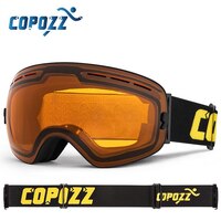 Лыжные очки COPOZZ, для мужчин и женщин, очки для сноуборда, для катания на лыжах, защита UV400, противотуманные лыжные очки 32830840686