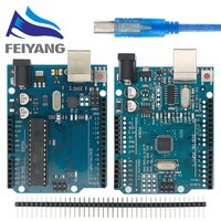 Один комплект черный/синий/красный UNO R3 CH340G + MEGA328P чип 16 МГц UNO R3 для Arduino 32831857482