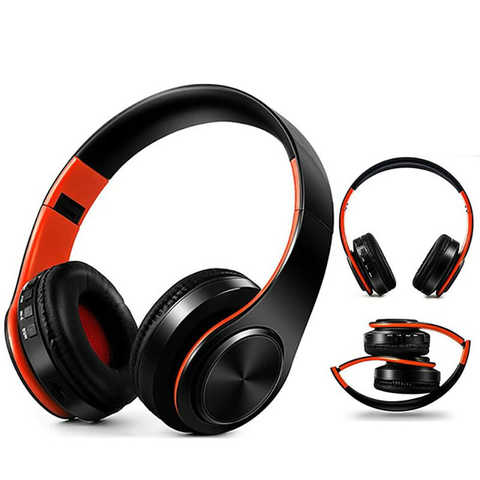 Новые портативные беспроводные наушники Bluetooth Hi-Fi стерео Складная гарнитура аудио Mp3 регулируемые наушники с микрофоном для музыки 32832328969