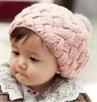 Новинка 2024, детская зимняя шапка, вязаный крючком детский берет, шапка для девочек, детская хлопковая теплая шапка, милая теплая детская шапка 32837698818