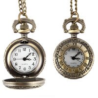 Часы наручные карманные, элегантные модные винтажные с римскими цифрами, с цепочкой и ожерельем, подарок на день рождения, LL @ 17 32838644782
