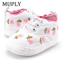 Обувь для маленьких девочек; Белая кружевная мягкая обувь с цветочной вышивкой; Прогулочная обувь для малышей; Обувь для первых прогулок; Бесплатная доставка 32839502278