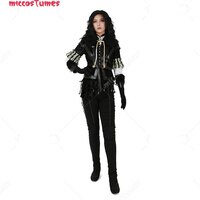 Женский аниме Yennefer косплей костюм куртка брюки и аксессуары для ведьмы косплей 32840501280