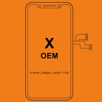 ЖК-дисплей для iPhone X S Max XR, Tianma OLED OEM тачскрин с дигитайзером, сменные запчасти в сборе, черный 32841802496