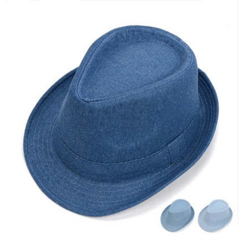Классическая джинсовая шляпа-федора для мужчин, официальная мужская шляпа в стиле стимпанк, головной убор для костюма джентльмена, шляпы с козырьком для улицы 32844109389