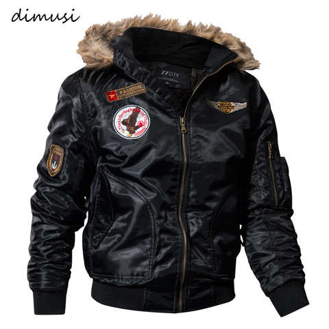 DIMUSI мужская зимняя куртка, пальто, Толстая теплая хлопковая парка, мужская куртка с искусственным мехом, теплые толстовки, тактические куртки, мужские парки, TA035 32844808913
