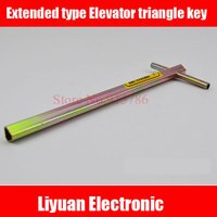 1 шт. 100 мм удлиненный треугольный ключ лифта/Профессиональный треугольный ключ/треугольный ключ поезда 32847536810