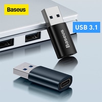 Адаптер USB C Baseus, адаптер OTG, мужской на микро USB Type-C, Женский конвертер для Macbook, Samsung S20, USBC, OTG коннектор 32849932891