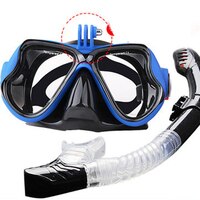 Профессиональная Подводная маска для камеры, маска для дайвинга, очки для плавания, снаряжение для подводного плавания, держатель камеры для Go Pro 32856086659
