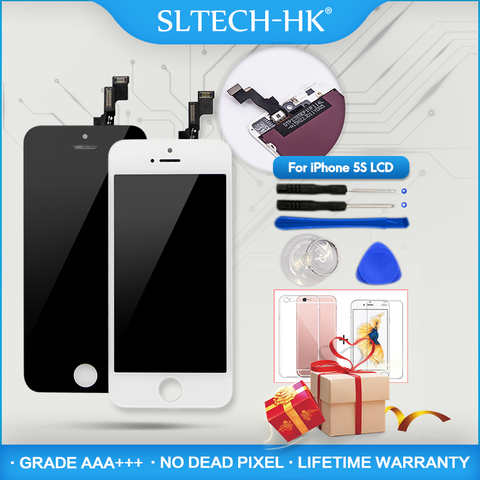ЖК-экран для iPhone 5 5C 5S 5SE, сменный экран для iPhone 4S 6 6S, дисплей без битых пикселей, 100% тестовая гарантия 32860950509