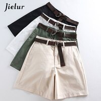 Шорты Jielur женские тонкие для отдыха, свободные шорты с широкими штанинами, с завышенной талией, трапециевидные, 4 цвета, летние 32861916880