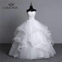 Женское классическое свадебное платье, белое винтажное платье без бретелек с жемчужинами и аппликацией, 2022 32862513691