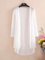 Женский кардиган-кимоно, осенний кардиган, Женская белая рубашка, женская блуза с длинным рукавом в стиле бохо, корейский топ в богемном стиле, 2022 32864043820