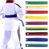 Ремень для занятий боевыми искусствами дзюдо, 2,5 м, пояс для тхэквондо каратэ 32867578244