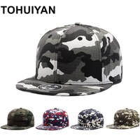 Мужская камуфляжная бейсболка TOHUIYAN, военные Снэпбэк кепки, уличные тактические охотничьи кепки, Повседневная хлопковая шапка в стиле хип-хоп для женщин 32868061785