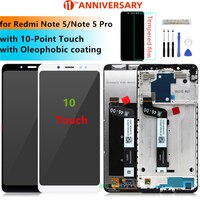 Оригинальный Для Xiaomi Redmi Note 5 ЖК-дисплей Дисплей Сенсорный экран Стекло Панель планшета с рамкой сборки Ремонт Запасные части Redmi Note 5 Pro LCD Display 32869576648