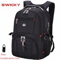 Многофункциональная вместительная сумка для мужчин, модный дорожный водонепроницаемый рюкзак с usb-зарядкой и защитой от кражи для ноутбука 15,6 и 17 дюймов 32879402368