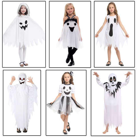 Детский карнавальный костюм Umorden Purim, страшный костюм белого призрака для мальчиков и девочек на Хэллоуин 32879791240